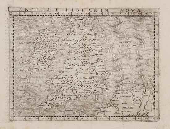 Appraisal: Gastaldi Giacomo Anglia e Hibernia Nova showing part of France