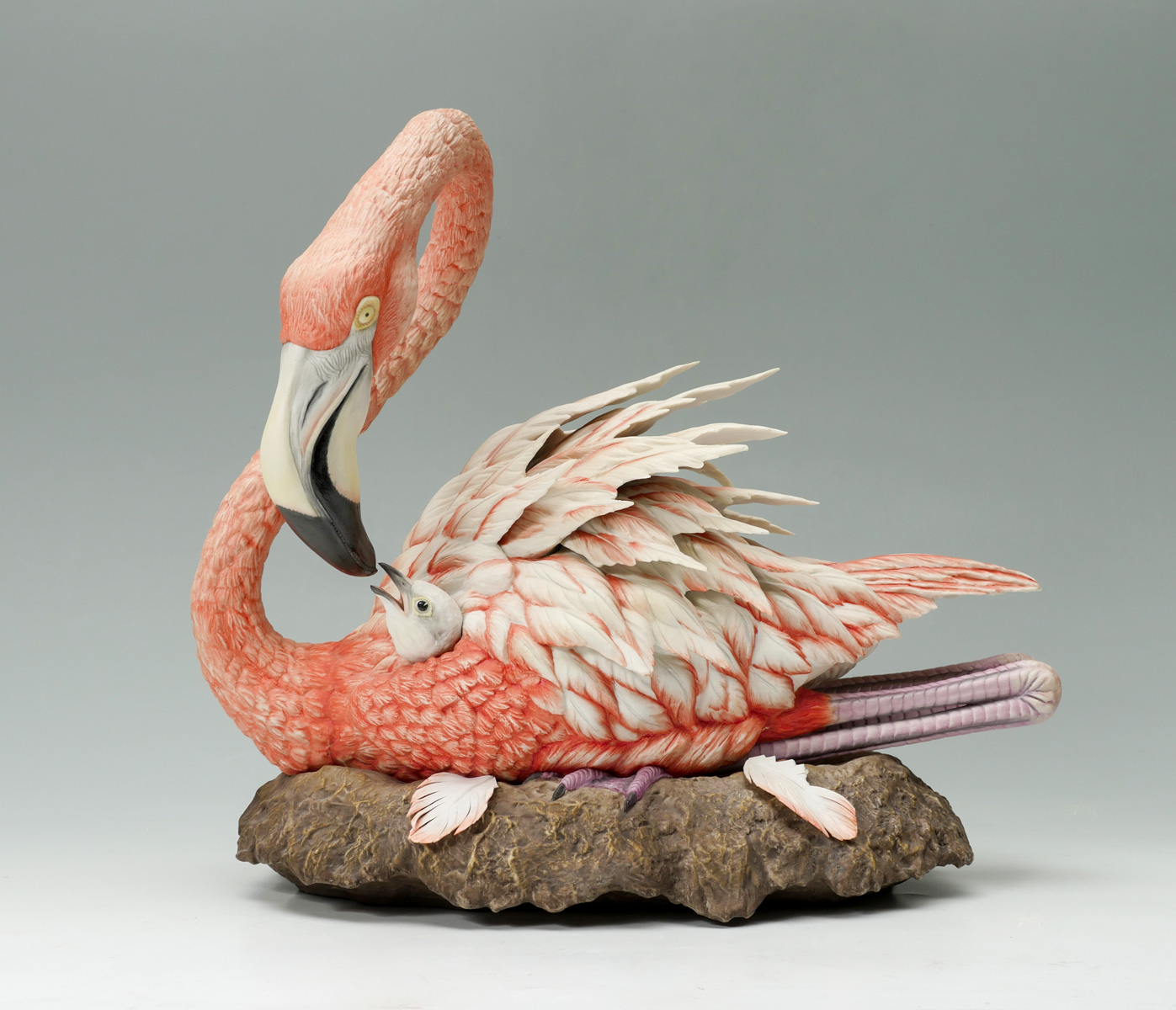 Appraisal: BOEHM LIMITED EDITION FLAMINGO National Audubon Society limited edition ''Flamingo''