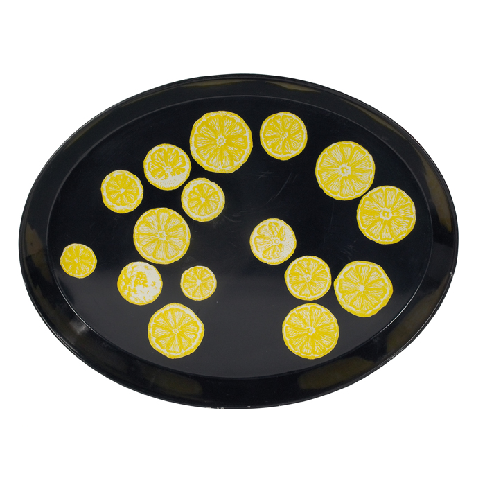 Appraisal: Piero Fornasetti tray Italy s ''Fette di Limone'' lemons on