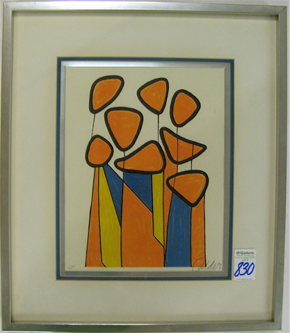 Appraisal: ALEXANDER CALDER COLOR LITHOGRAPH New York - titled Le Cirque