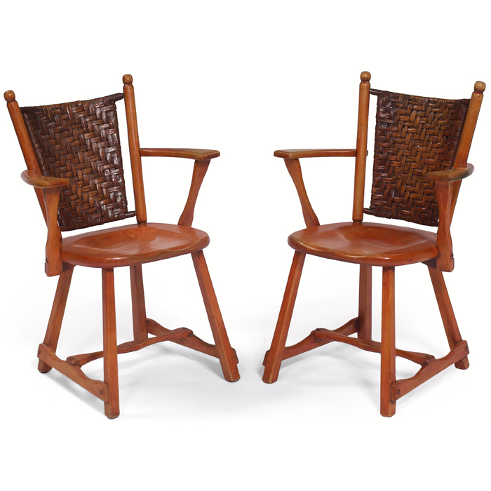 Appraisal: Old Hickory armchairs pair