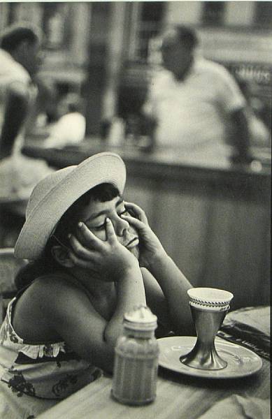 Appraisal: W Eugene Smith American - Juanita at Soda Fountain Pittsburgh