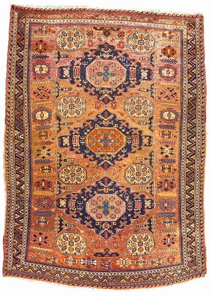 Appraisal: A Soumak carpet Caucasus late th century size approximately ft