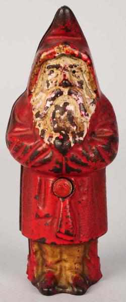 Appraisal: Cast Iron Santa Claus Still Bank Original turn pin Condition