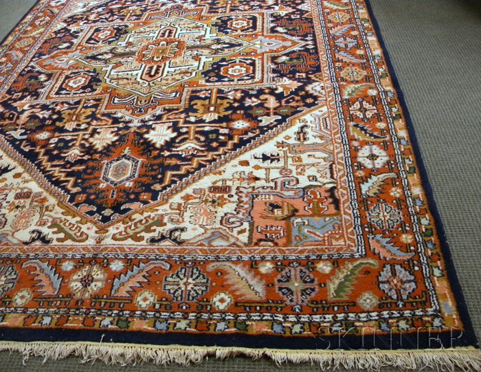 Appraisal: Indo-Heriz Carpet th century ft in x ft in