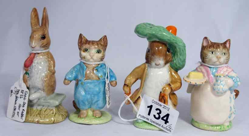 Appraisal: Beswick Beatrix Potter figures Fierce Bad Rabbit BP B feet