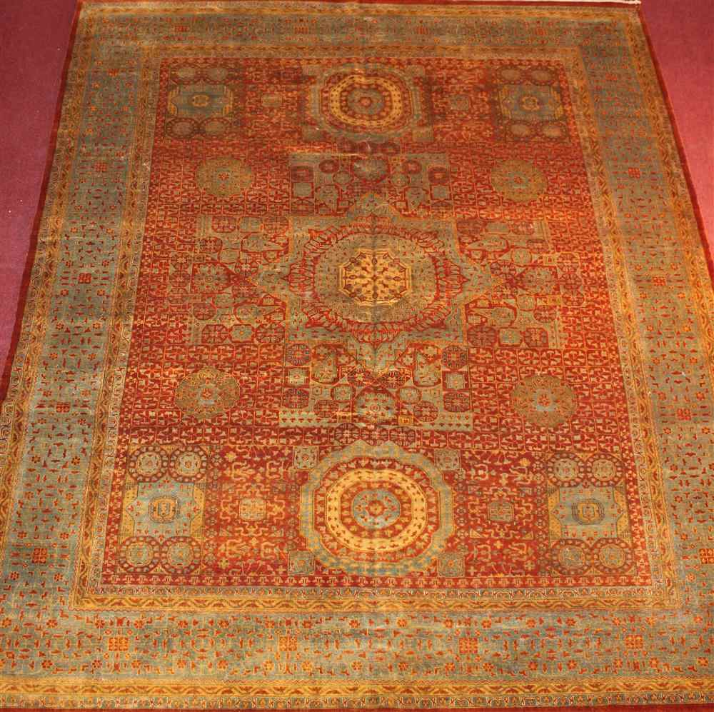 Appraisal: OUSHAK RUG approx ' x '' Retail tag Provenance From