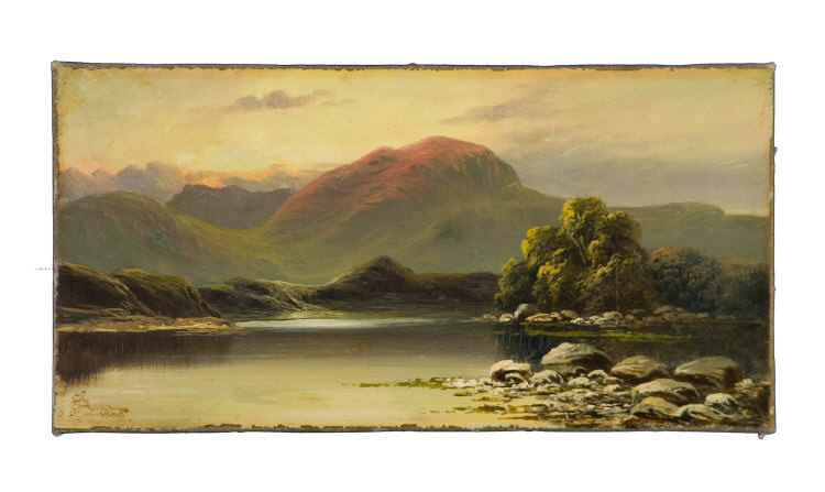 Appraisal: Oil on Canvas Joel Boel signed Lakeland Landscape x inches