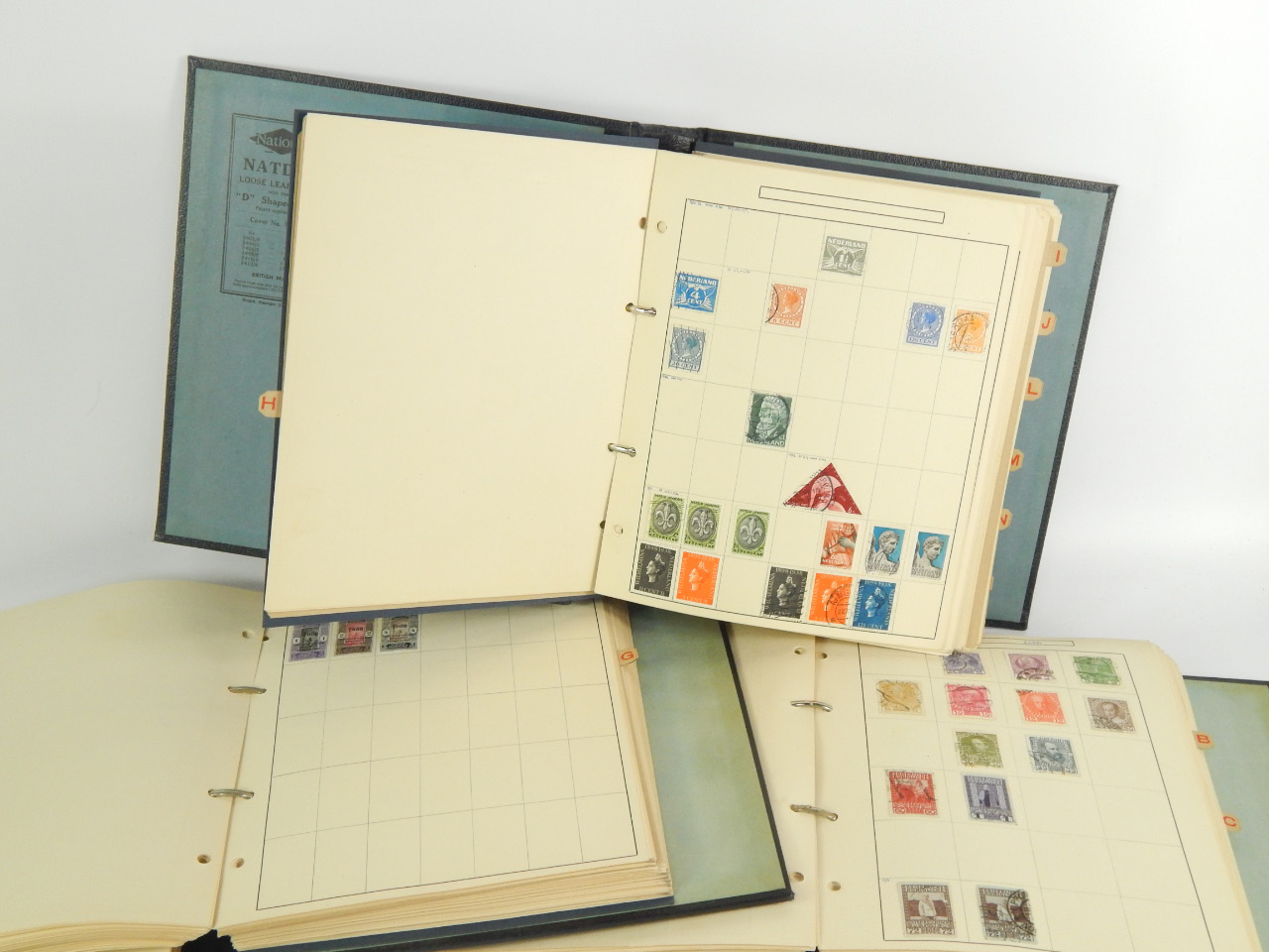 Appraisal: A collection of European and World stamps in four albums