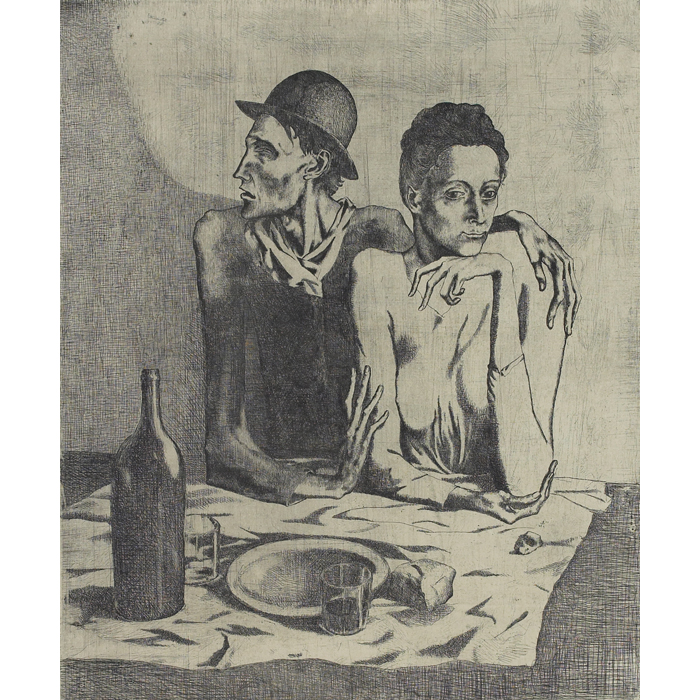 Appraisal: Pablo Picasso Spanish - ''Le Repas Frugal from La Suite