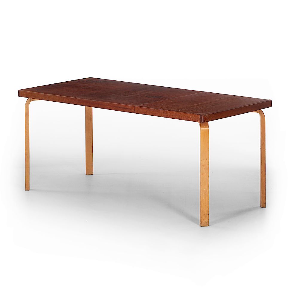 Appraisal: Aino Aalto An extension table designed by Aino Aalto Designed