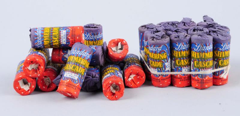 Appraisal: Lot of Shimmering Cascade Fireworks - Made in England This