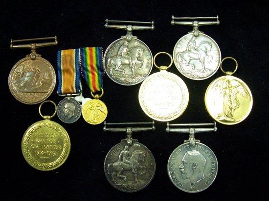 Appraisal: Additional LotA WWI pair the British War medal and the