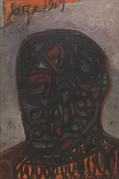 Appraisal: FRANCIS NEWTON SOUZA INDIAN - x Untitled Oil on canvas