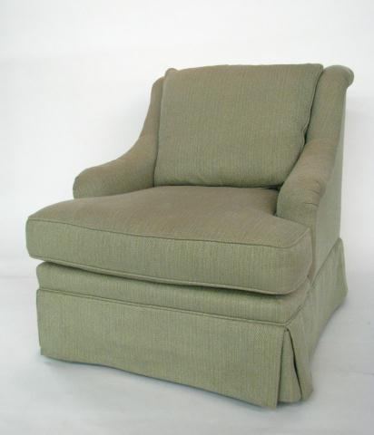 Appraisal: Century Furniture Upholstered Club Chair loose cushion back and seat