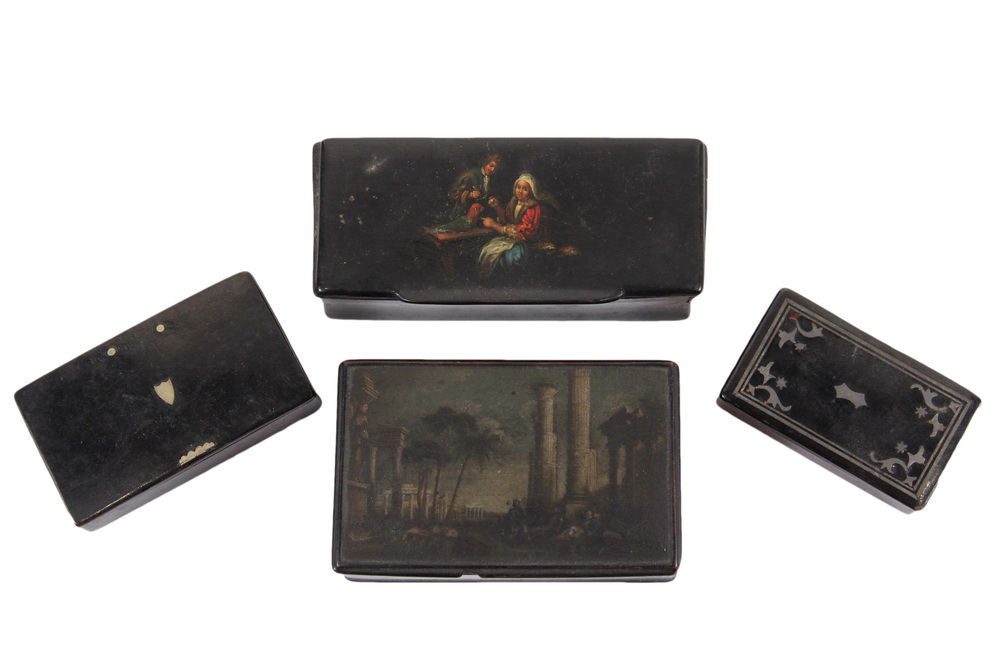 Appraisal: EARLY SNUFF BOXES - All th to th c including