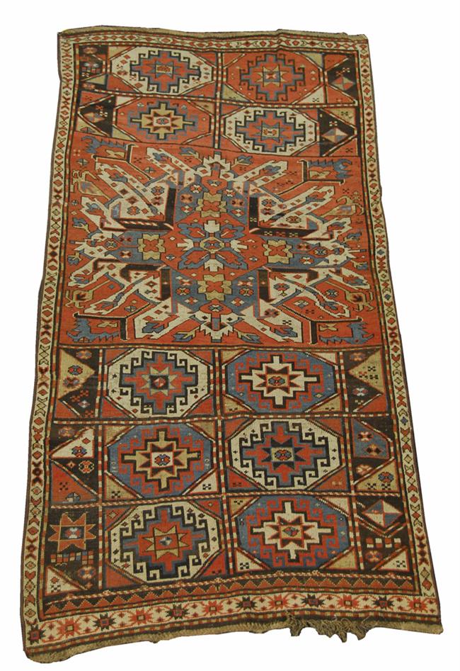 Appraisal: CAUCASIAN RUG circa feet inches x feet inches Condition quite