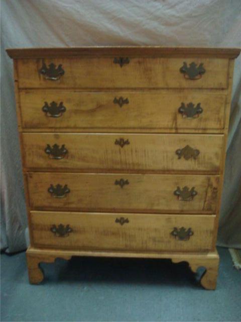 Appraisal: th Cent Maple Blanket Chest Refinished From a Stamford CT