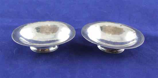 Appraisal: A pair of Georg Jensen stirling silver oval dishes design