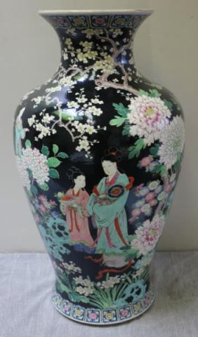 Appraisal: Large Impressive Chinese Enameled Porcelain Vase From an Ossining NY