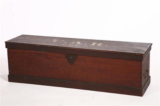 Appraisal: DECORATED TOOL CHEST Delaware County Ohio nd half- th century