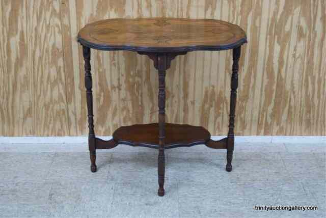 Appraisal: Antique c 's Mahogany Side TableThis is for a very