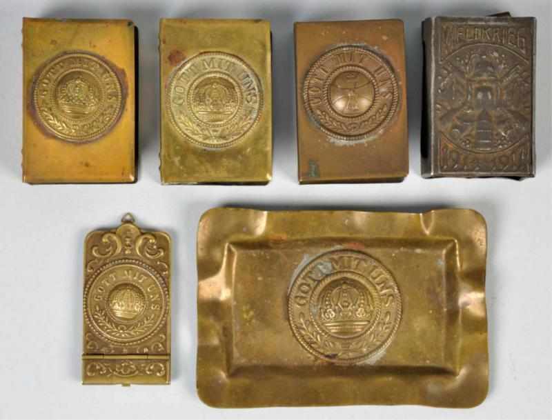 Appraisal: Lot of German Nazi Military Tobacco Items World War I