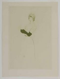 Appraisal: Henri de Toulouse French - Yvette Guilbert possibly an artist's