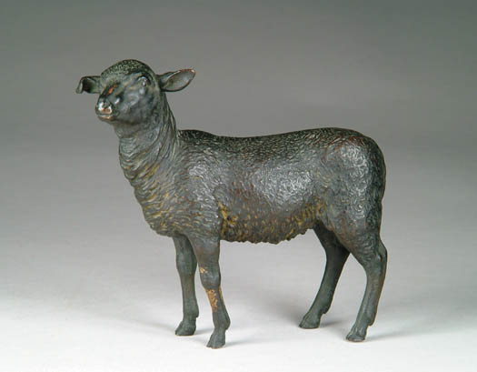 Appraisal: UNSIGNED Austrian th Century MODEL OF A SHEEP Standing sheep