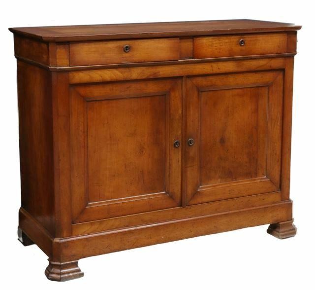 Appraisal: French Louis Philippe period fruitwood sideboard mid th c case