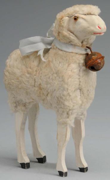 Appraisal: Sheep with Bell Candy Container Description Separates in the middle