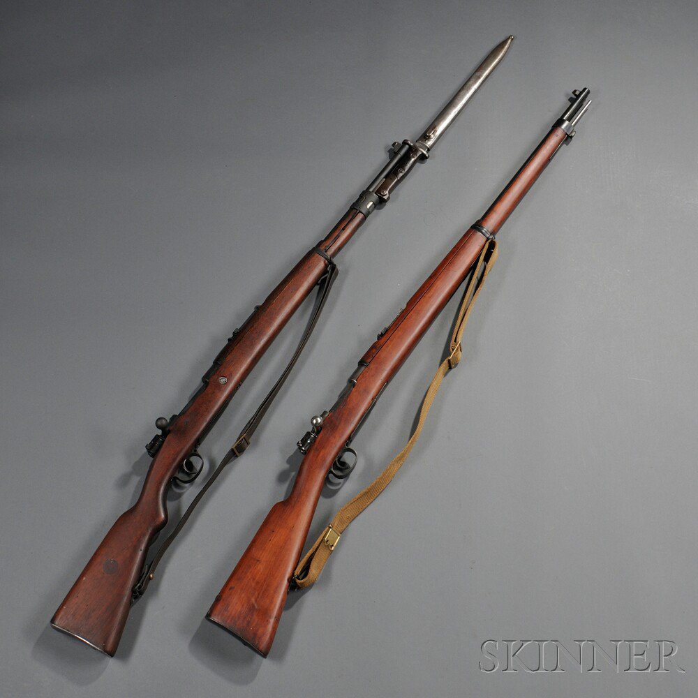 Appraisal: Two Mauser Bolt Action Rifles c early to mid- th