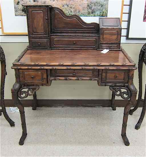 Appraisal: HONGMU WRITING TABLE Chinese export early th century the rectangular