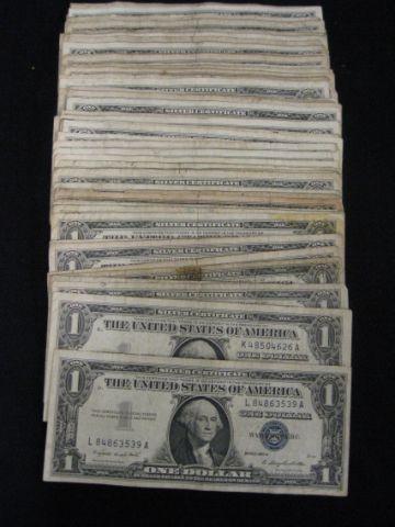 Appraisal: U S Silver Certificate Notes circulated