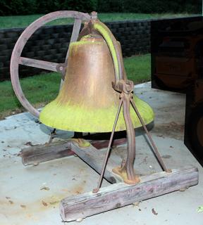 Appraisal: Large Courthouse of School Bell has yoke and clapper Number