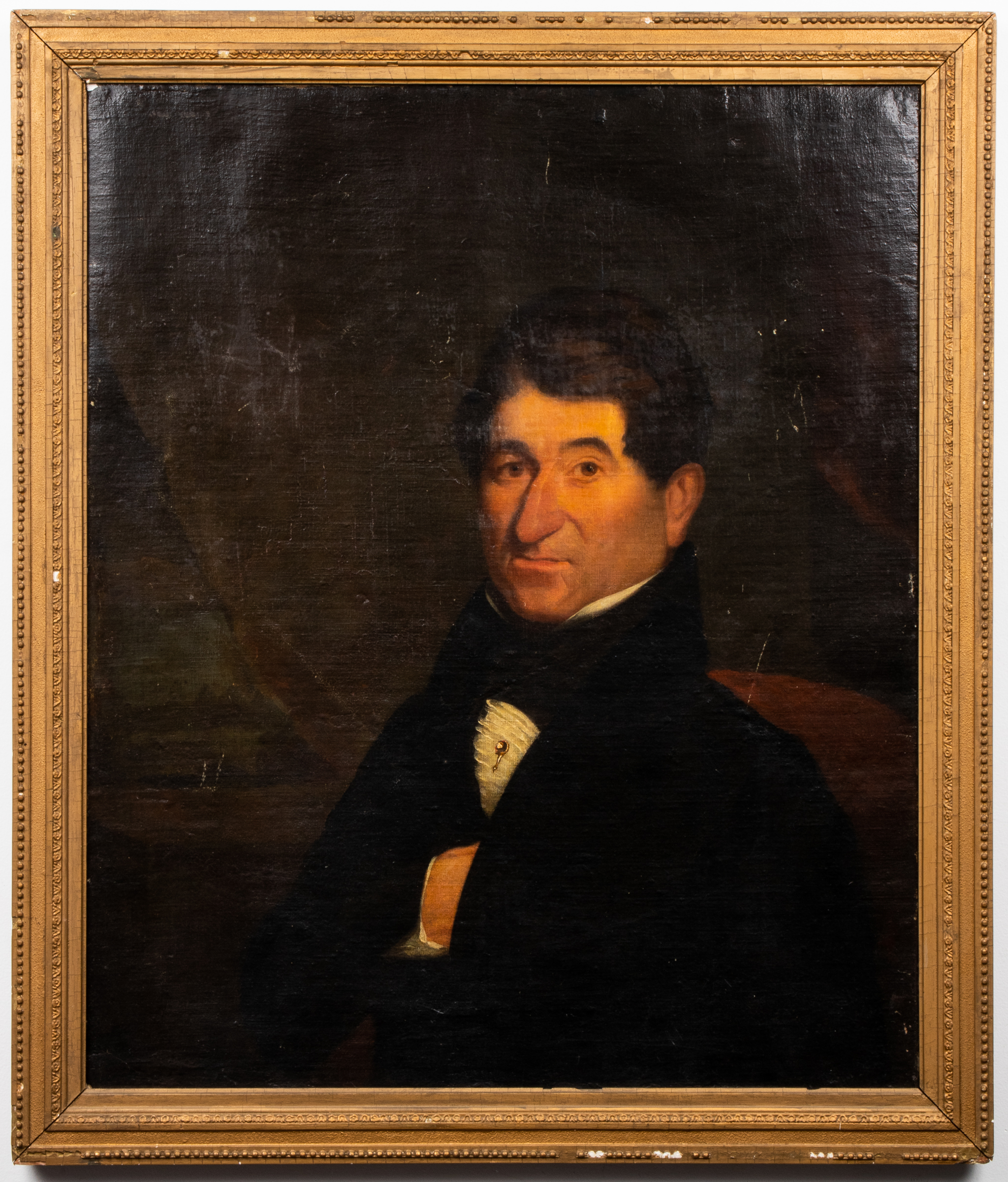 Appraisal: JOHN POPE ATTR PORTRAIT OF A GENTLEMAN OIL TH C