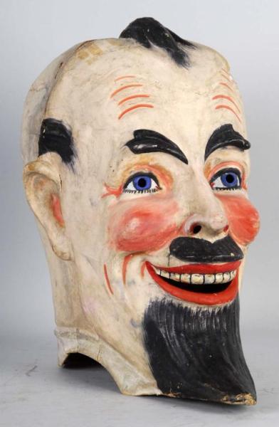 Appraisal: Large Paper Mache Halloween Devil Mask Description Great appearance Glue