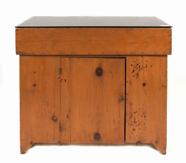 Appraisal: A Shaker pine dry sink height in width in depth