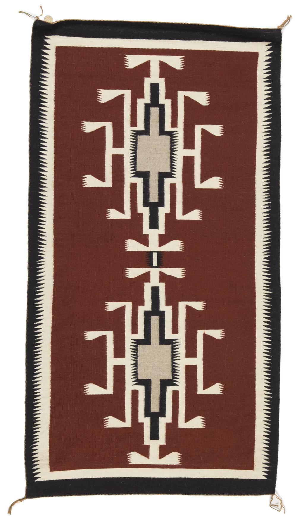 Appraisal: A Navajo weaving by Ruby Nelson th Century Din Woven