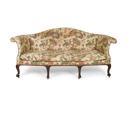 Appraisal: George II Mahogany Settee Estimate -