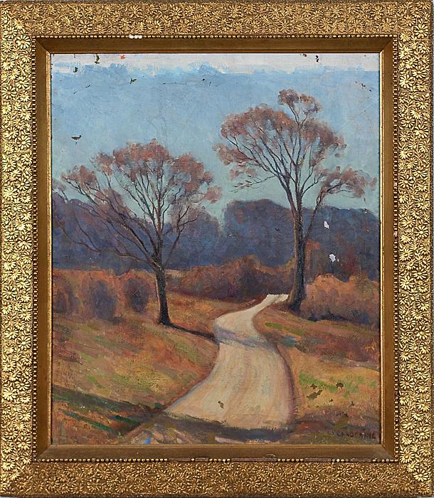 Appraisal: ROBERT OSBORNE CHADEAYNE AMERICAN - ca - oil on canvas