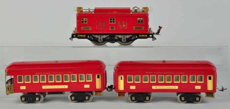 Appraisal: Lionel Standard Gauge No E Passenger Train Set Pre-war Includes