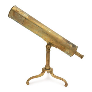 Appraisal: An English Brass -Inch Reflecting Table Telescope George Adams the