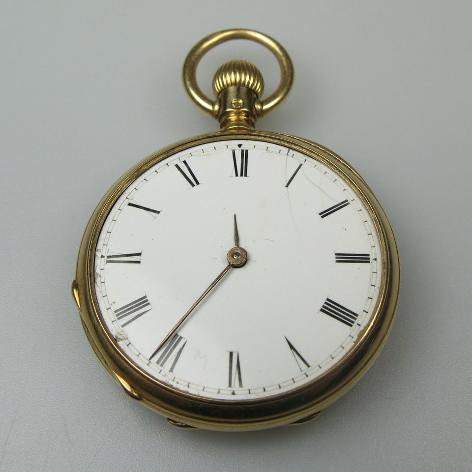 Appraisal: English Openface Pocket Watch circa mm jewel movement in an