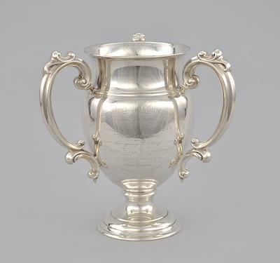 Appraisal: A Historical Sterling Baseball Trophy Cup Presented to the Owner