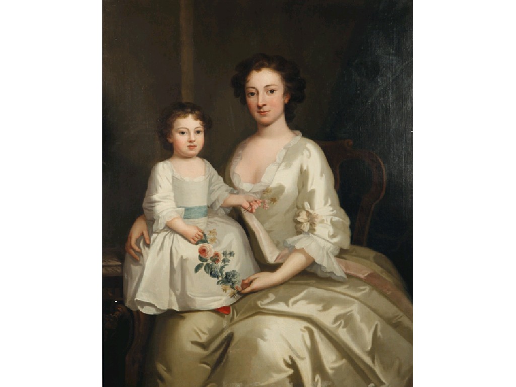 Appraisal: ATTRIBUTED TO GEORGE KNAPTON A portrait of Mrs Gouldney the