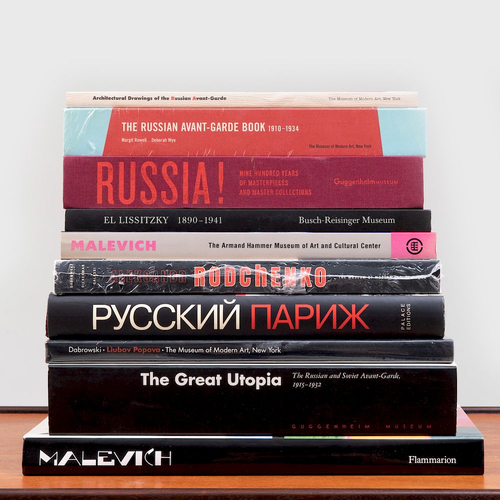 Appraisal: Group of Ten Books on Russian Modern Art Including Architectural