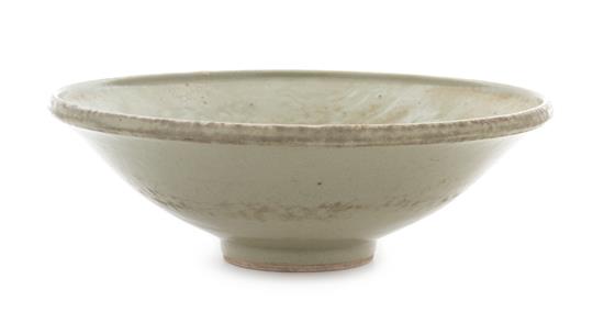 Appraisal: Sale Lot A Korean Light Celadon Glazed Porcelain Bowl the