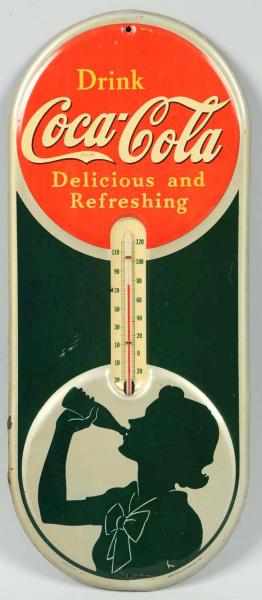 Appraisal: Coca-Cola Tin Thermometer Small dents scratches and light wear Condition