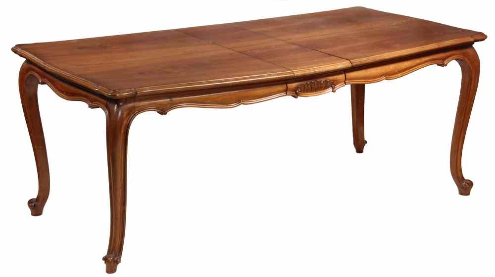 Appraisal: CUSTOM FRENCH STYLE DINING TABLE - th c Custom French